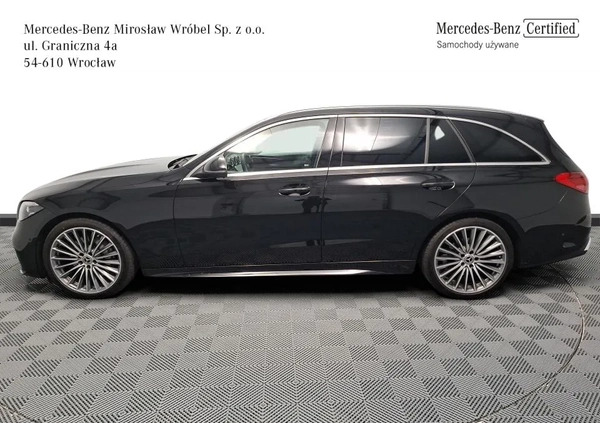 Mercedes-Benz Klasa C cena 259900 przebieg: 7000, rok produkcji 2023 z Wrocław małe 277